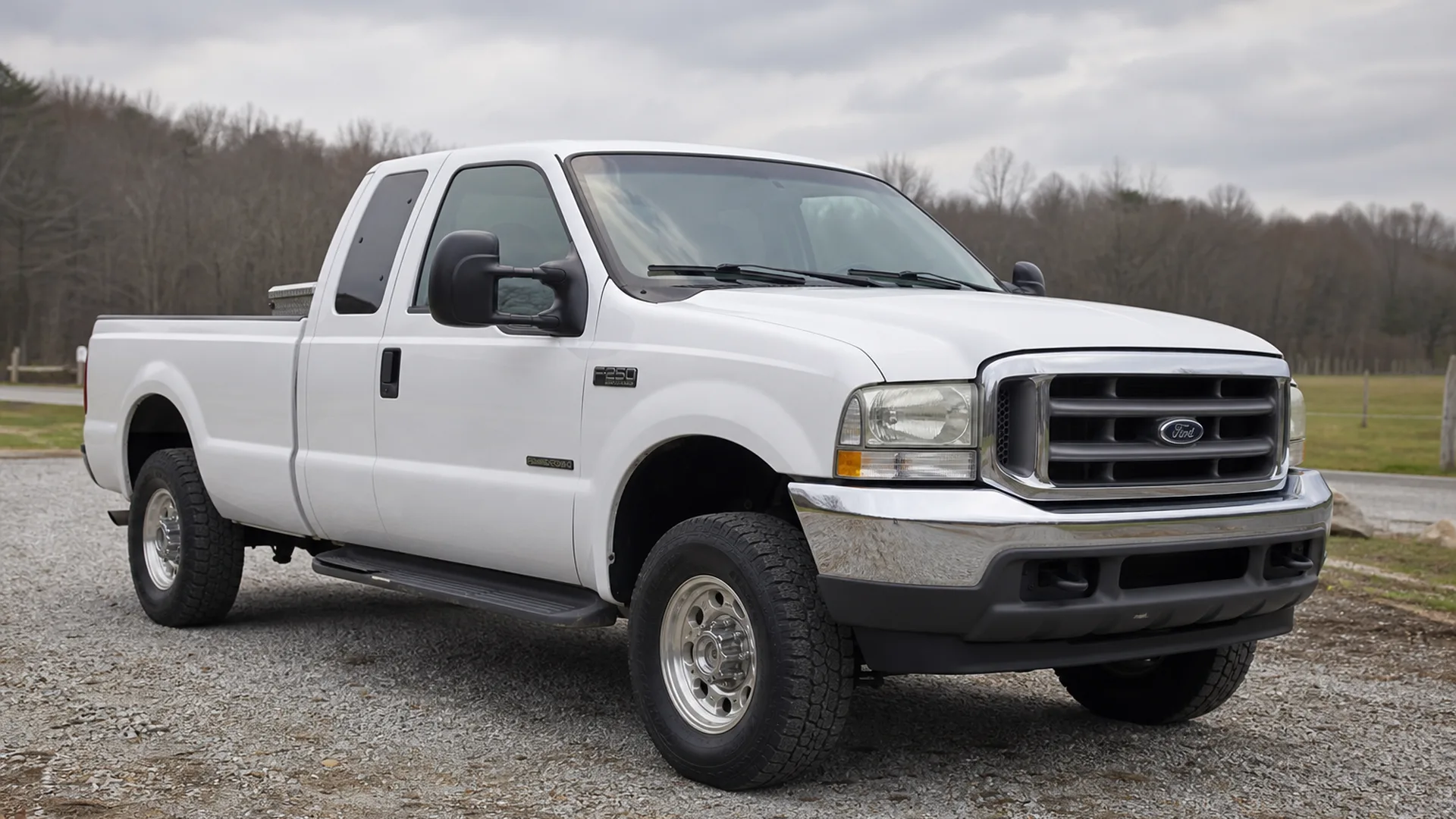 A 6.0 PowerStroke parked outdoors.