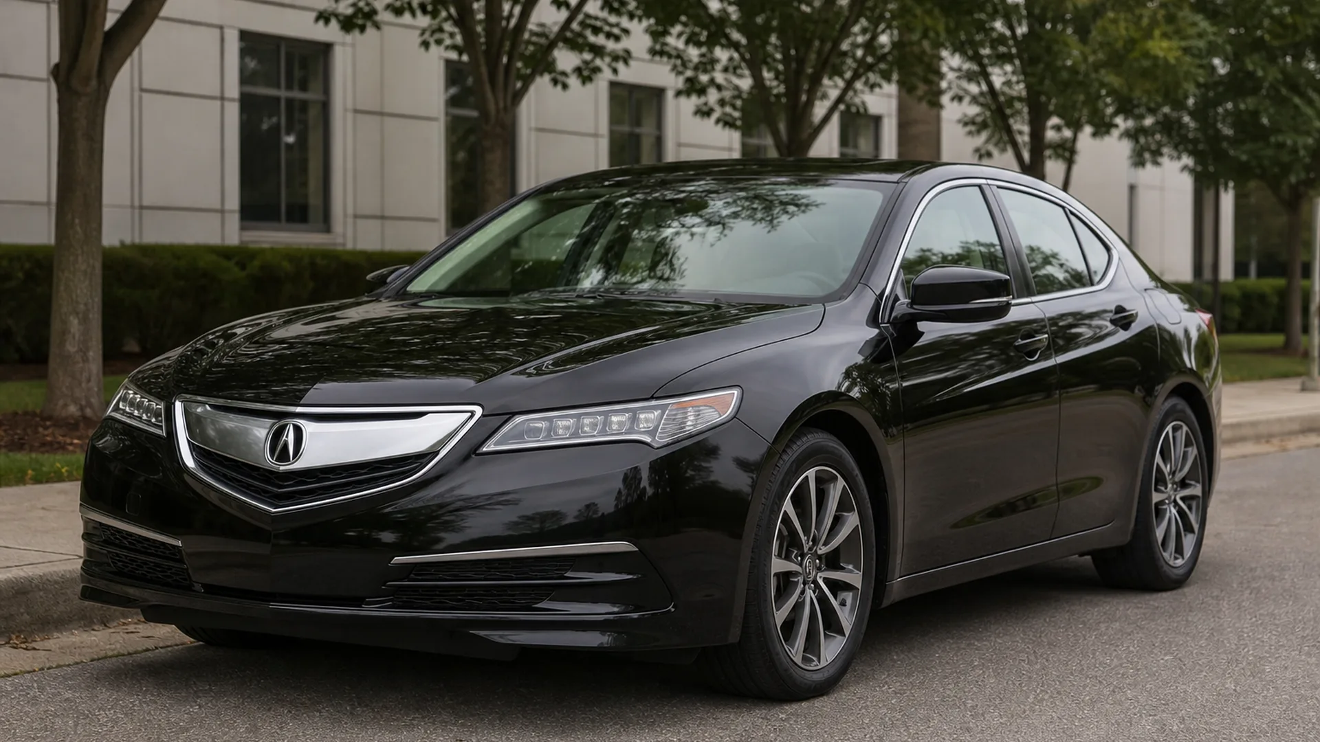 A Acura TLX parked outdoors.