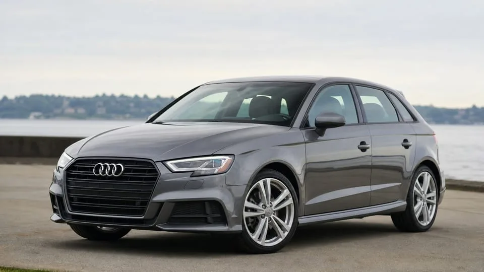A Audi A3 parked outdoors.