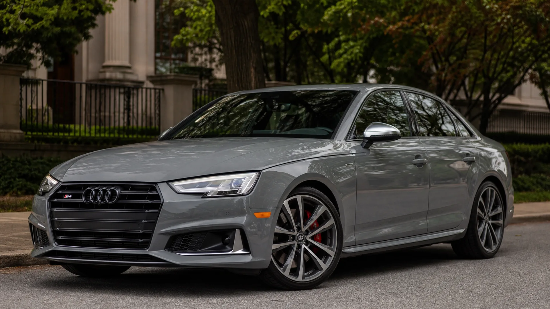 A Audi S4 parked outdoors.