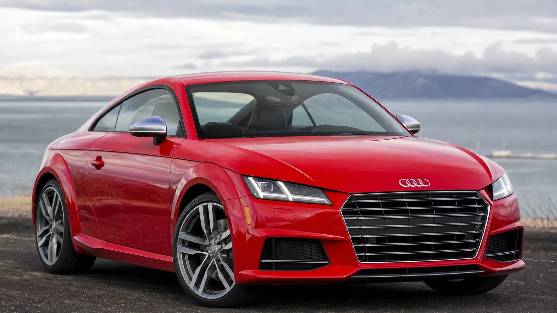 A Audi TT parked outdoors.