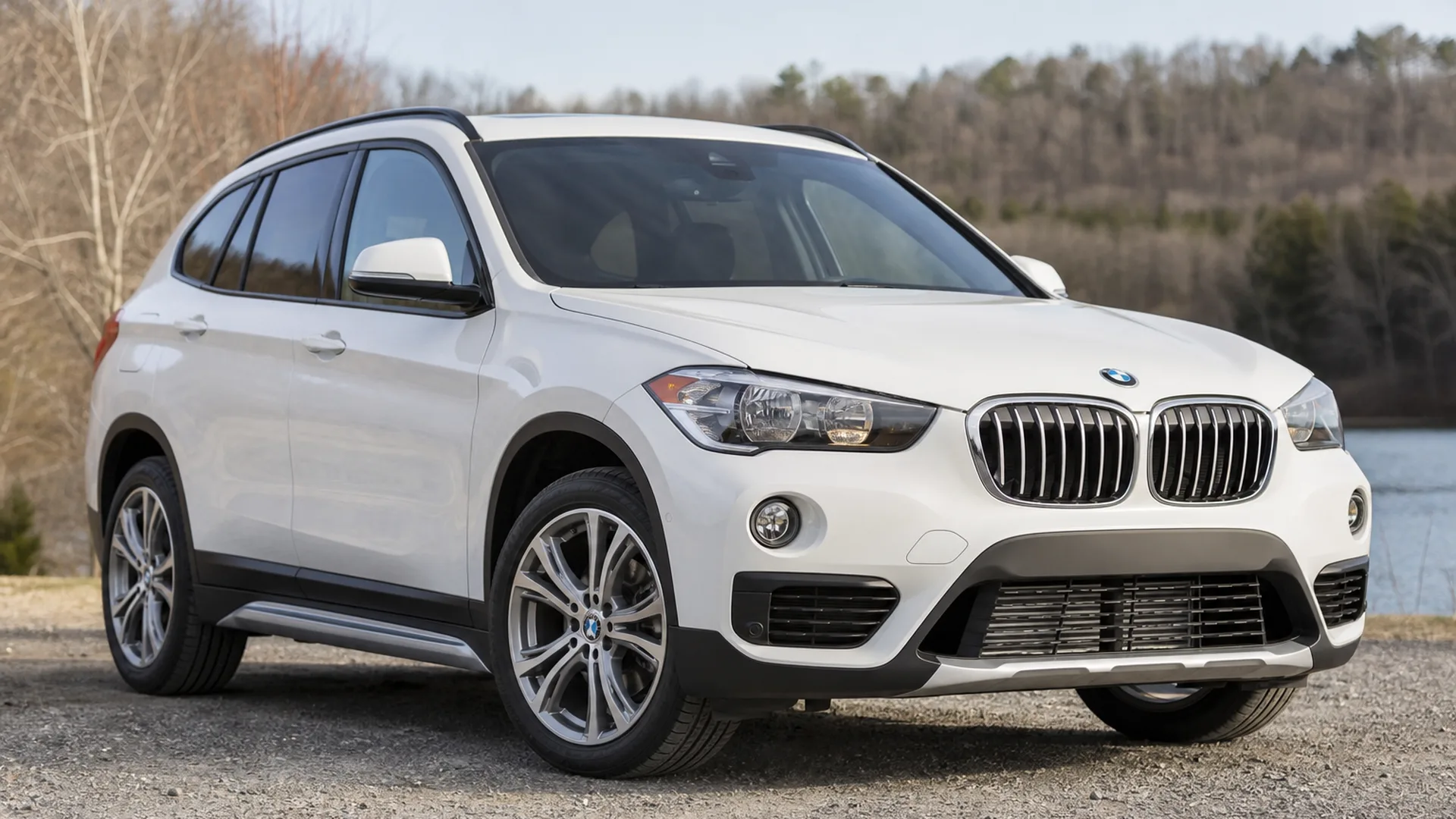 A BMW X1 parked outdoors.