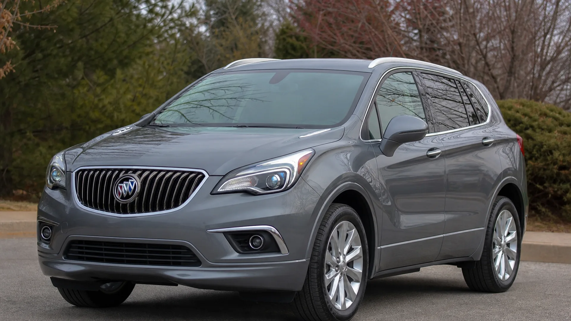 A Buick Envision parked outdoors.