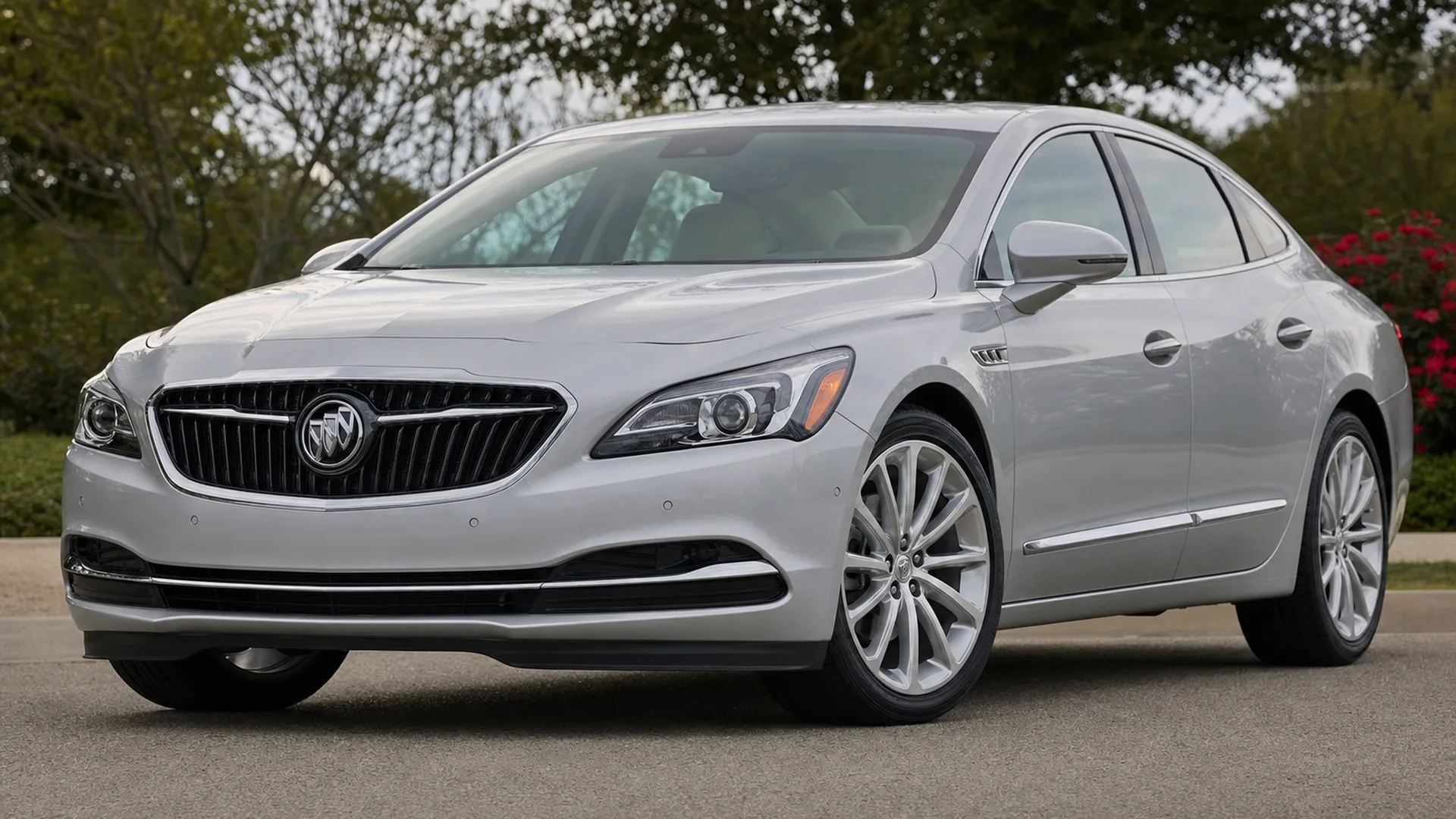 A Buick Lacrosse parked outdoors.