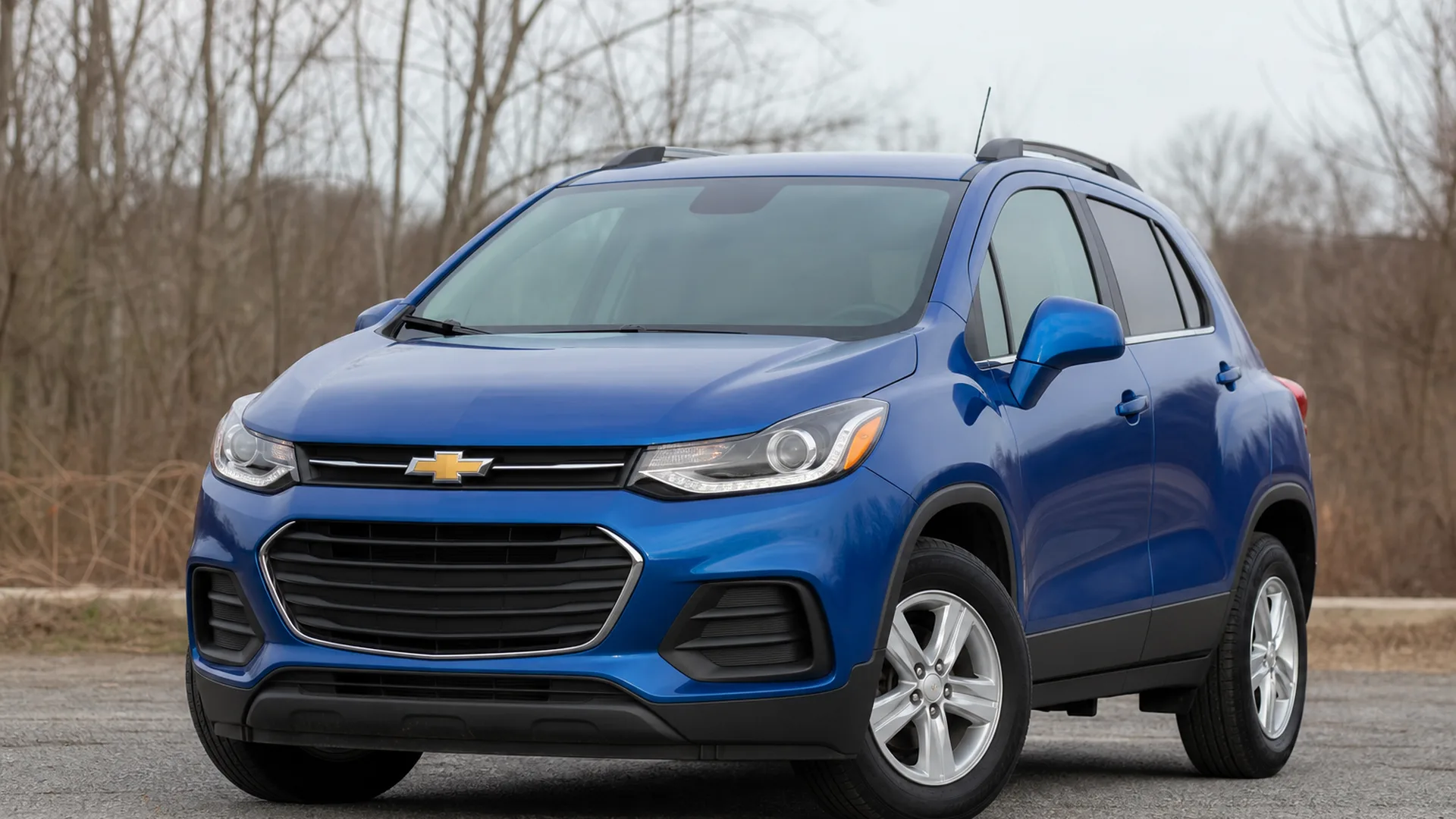 A Chevy Trax parked outdoors.