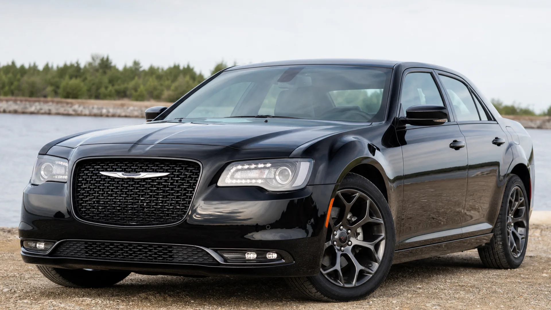 A Chrysler 300 parked outdoors.