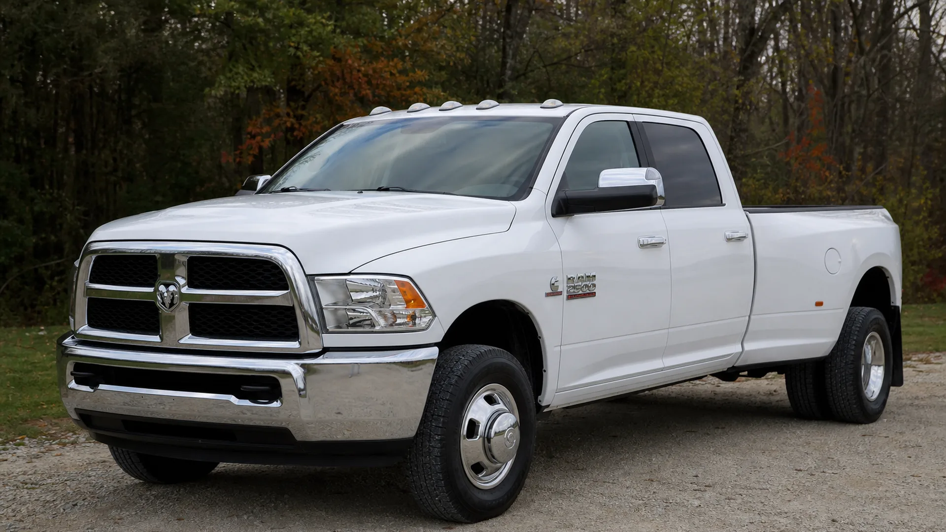 A Dodge Cummins parked outdoors.