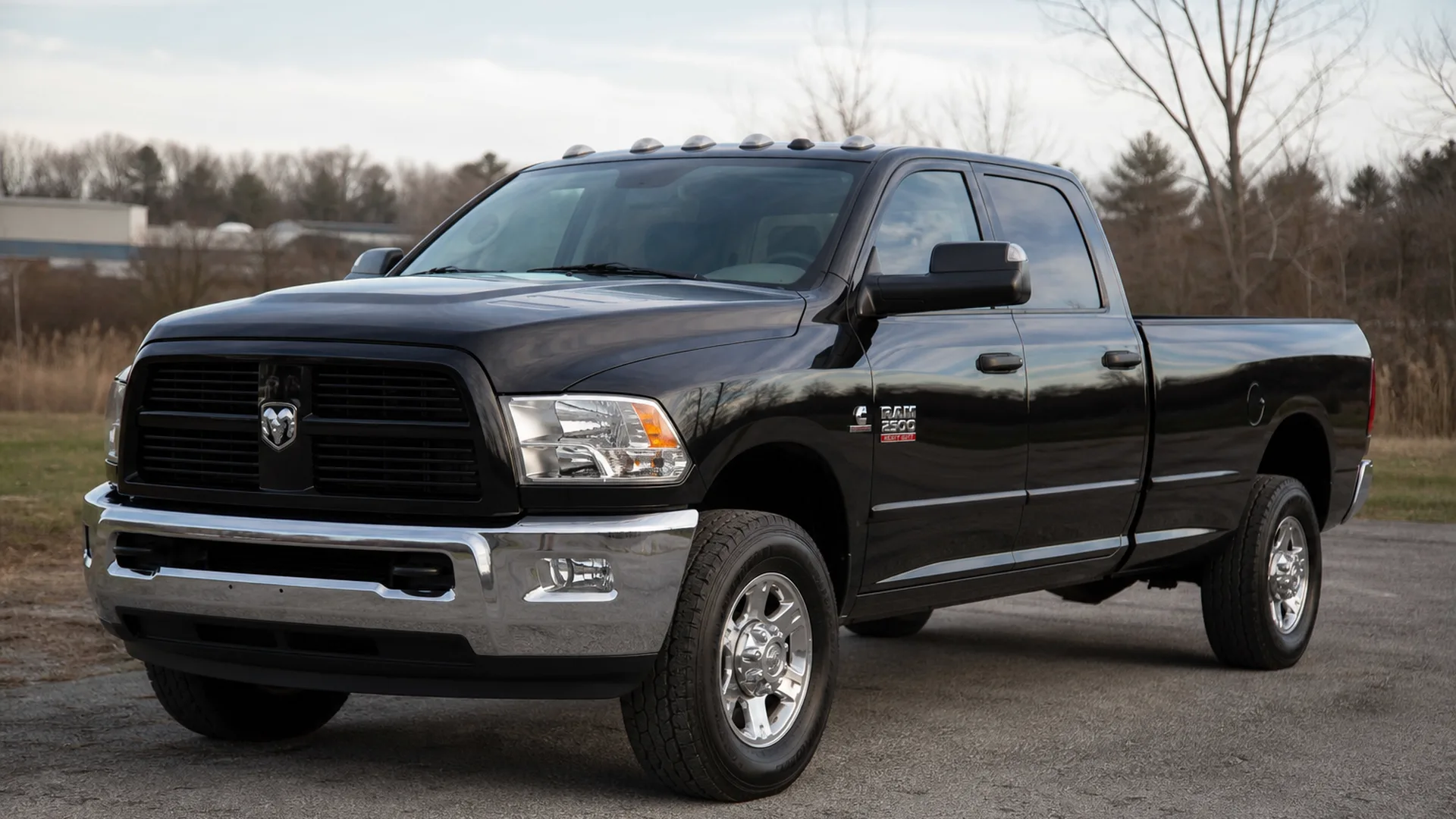 A Dodge Ram 2500 parked outdoors.