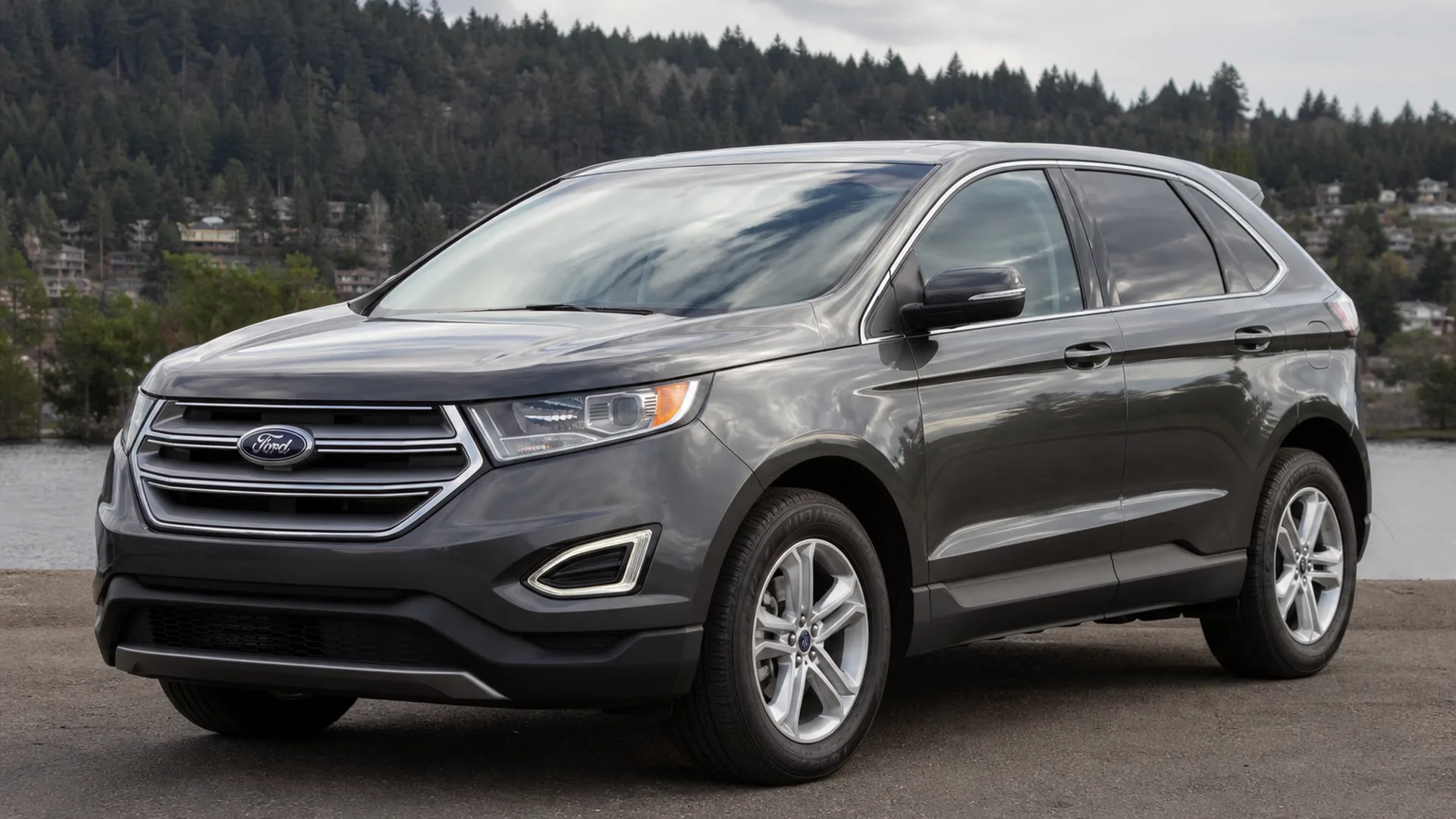 A Ford Edge parked outdoors.