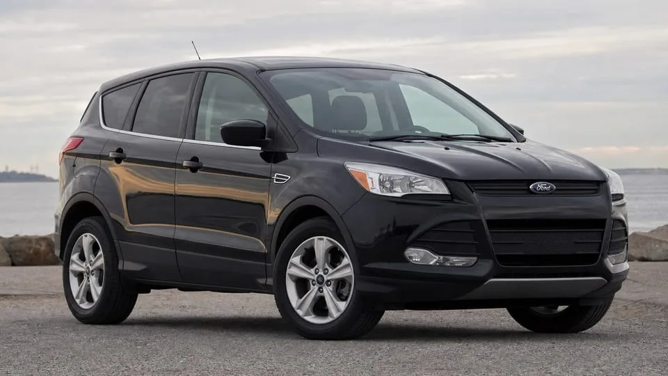 A Ford Escape parked outdoors.