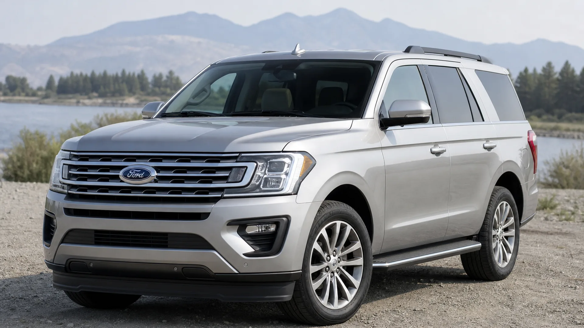 A Ford Expedition parked outdoors.