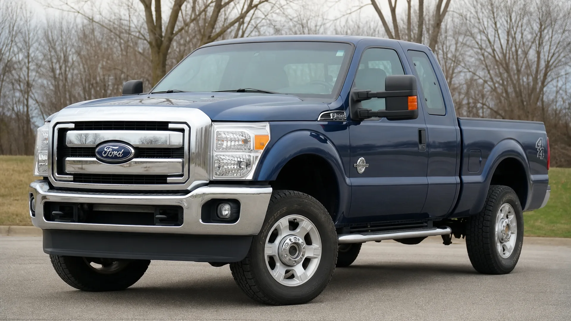 A Ford F-250 parked outdoors.