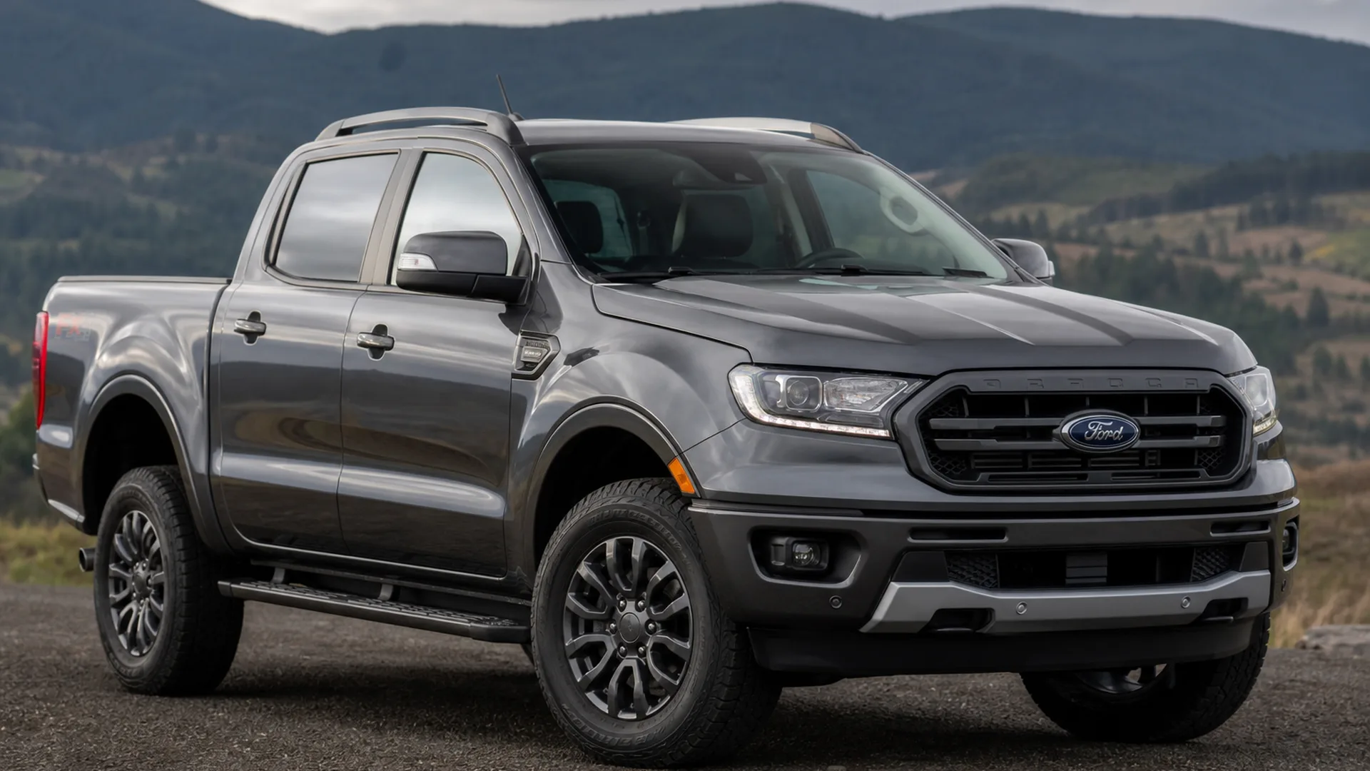 A Ford Ranger parked outdoors.