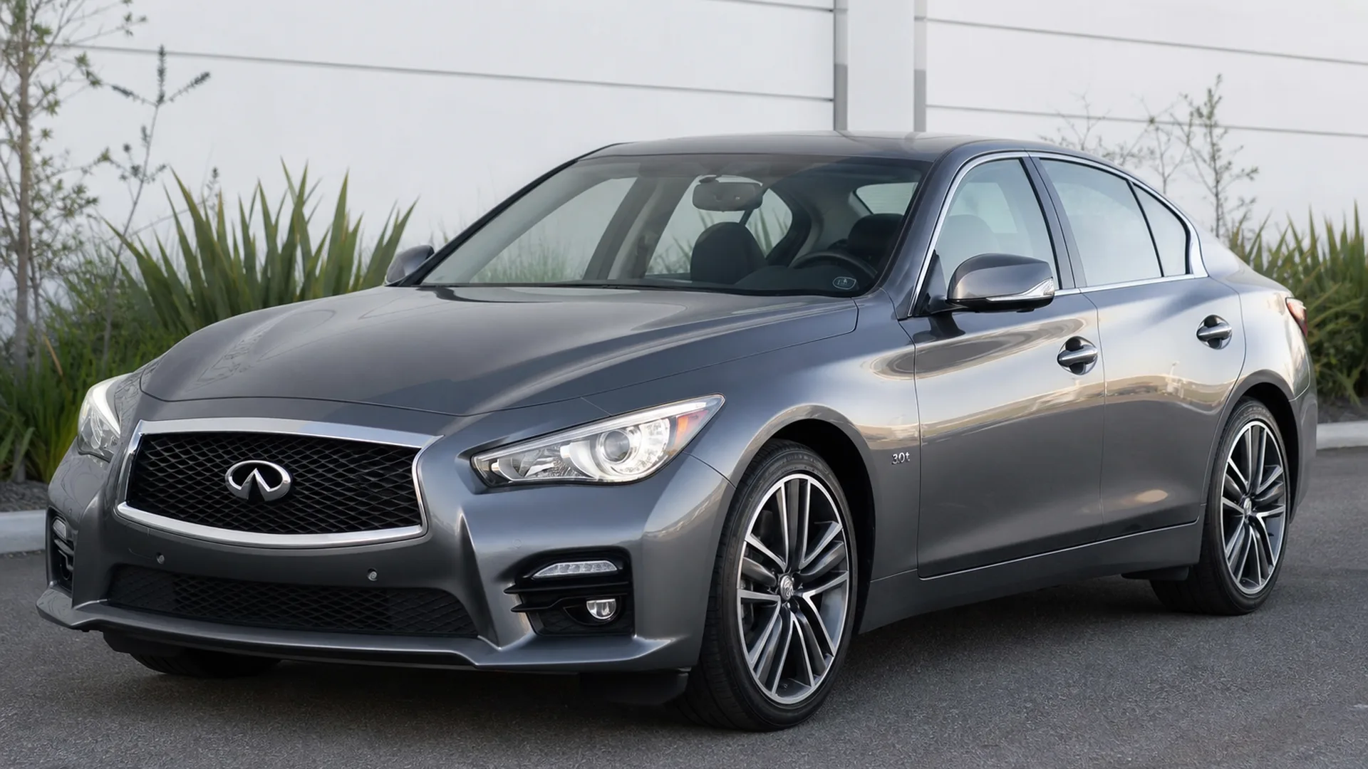 A Infiniti Q50 parked outdoors.
