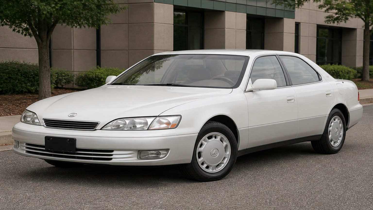 A Lexus ES 300 parked outdoors, three-quarter front view.