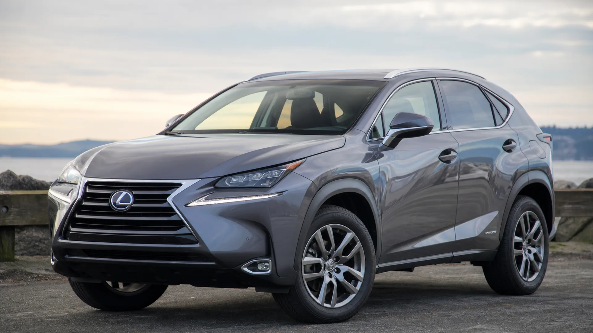 A Lexus NX parked outdoors.