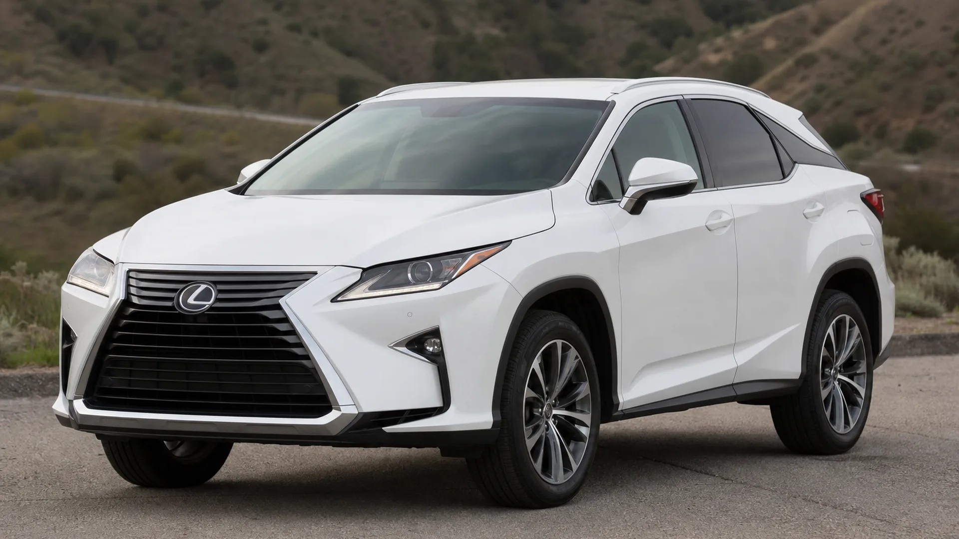 A Lexus RX parked outdoors.