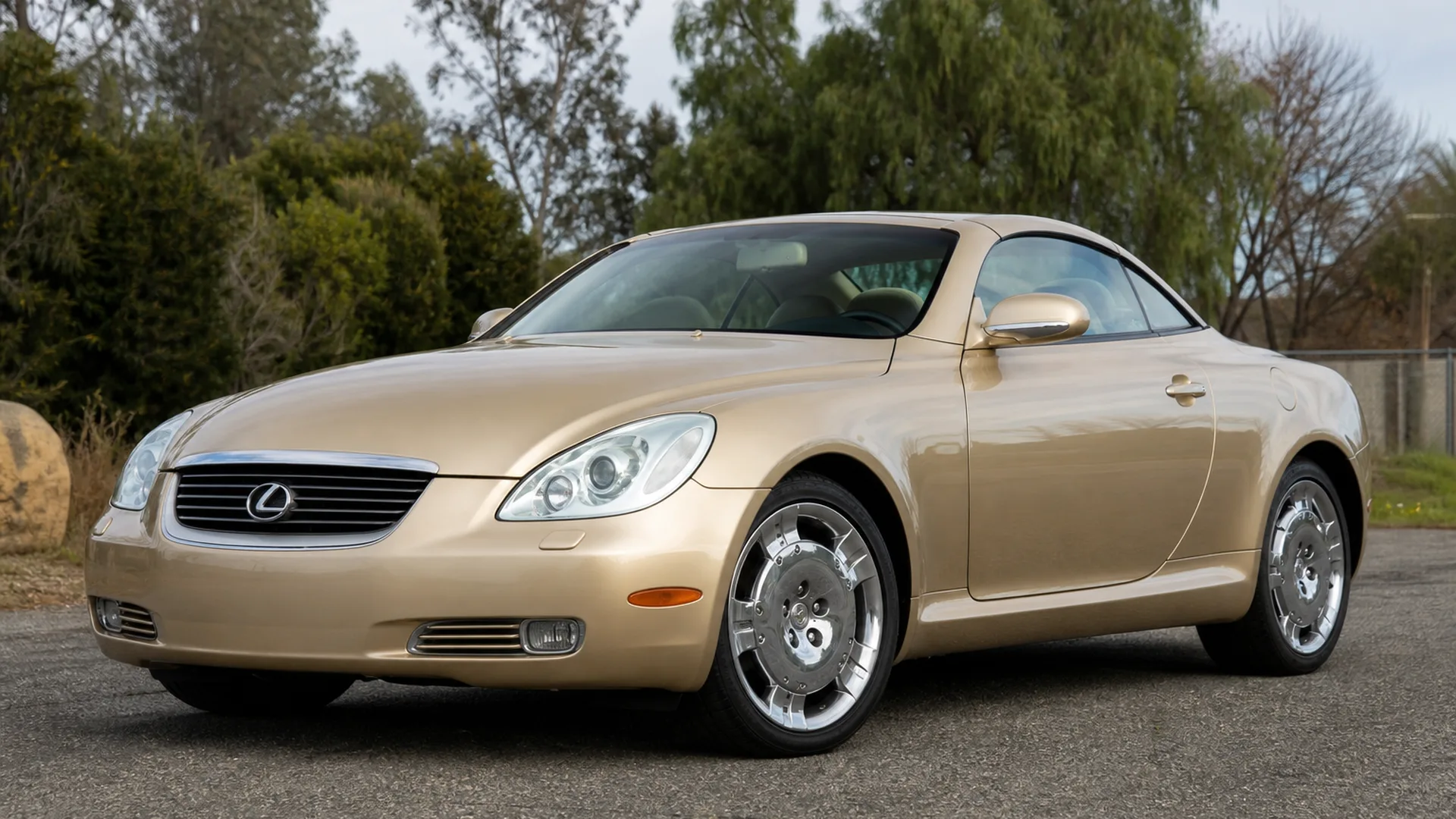 A Lexus Sc430 parked outdoors.