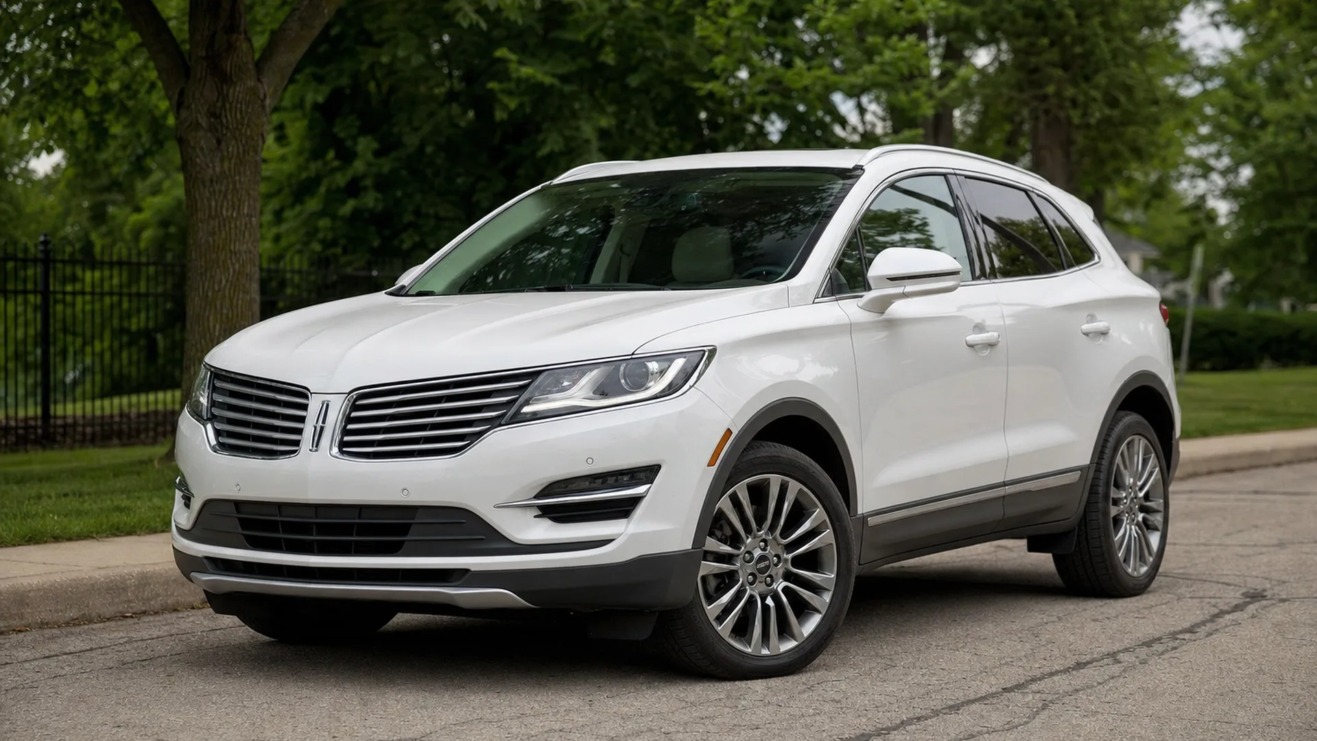A Lincoln MKC parked outdoors.
