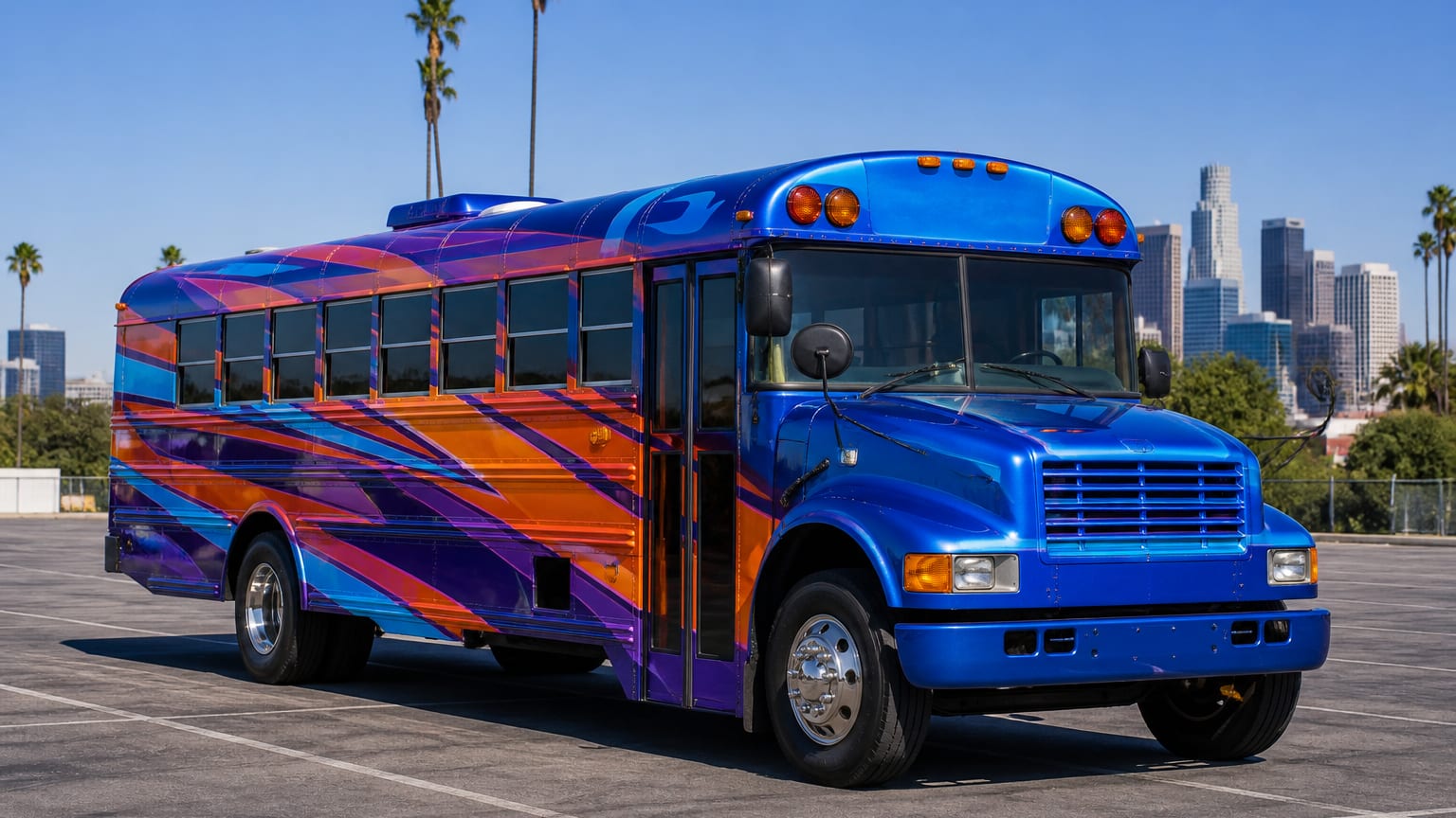 Custom School Bus (West Coast Customs build)