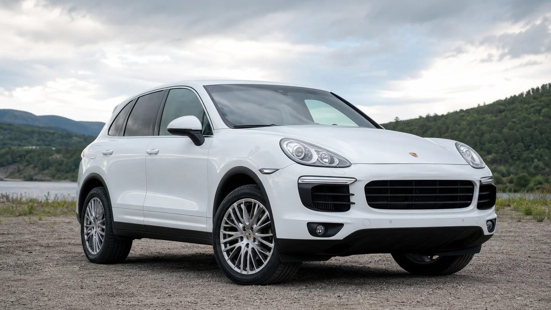 A Porsche Cayenne parked outdoors.