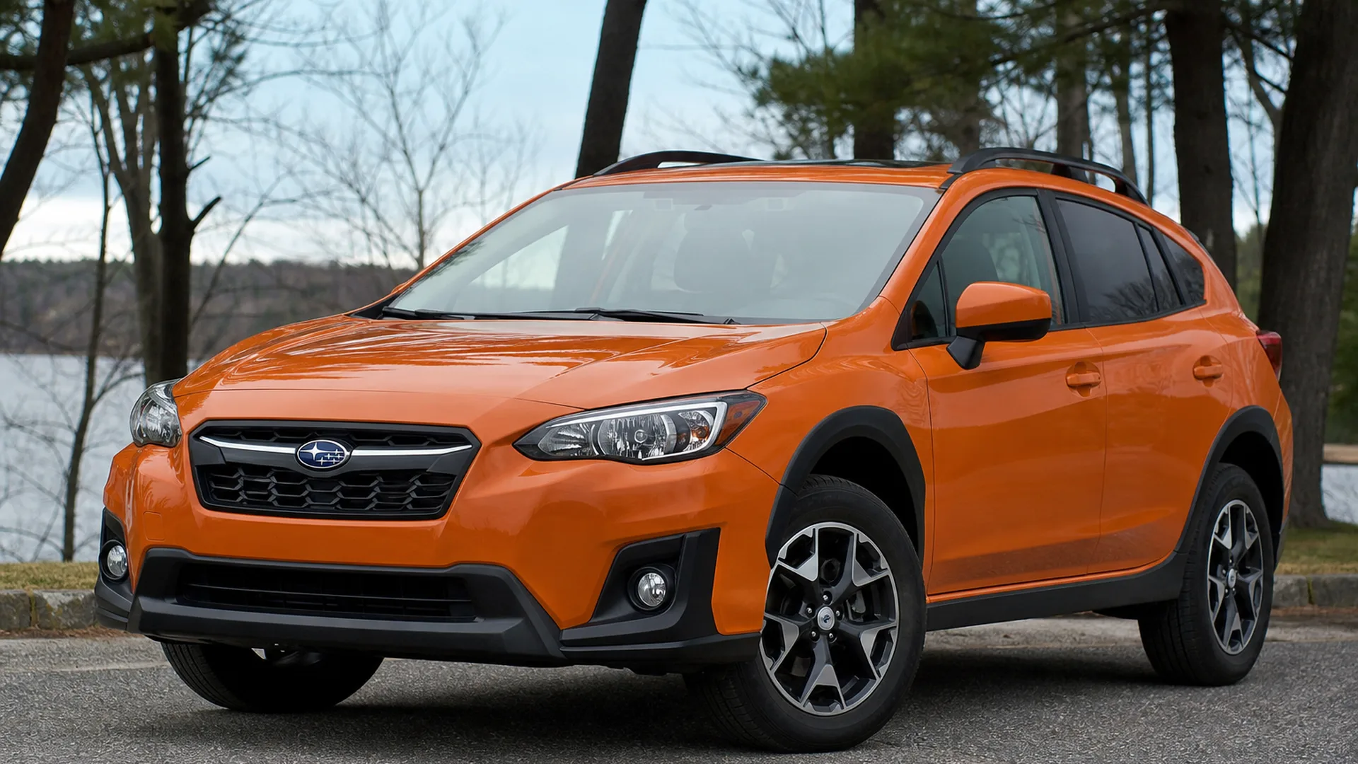 A Subaru Crosstrek parked outdoors.