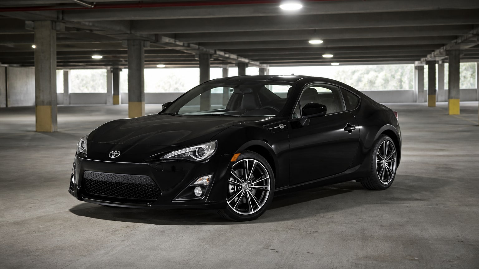 A Toyota 86 parked outdoors, three-quarter front view.