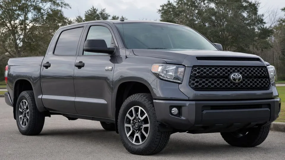 A Toyota Tundra parked outdoors.
