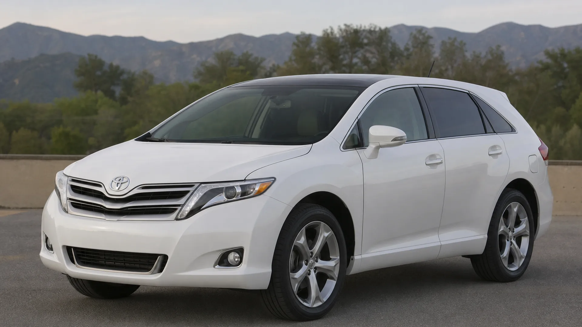A Toyota Venza parked outdoors.