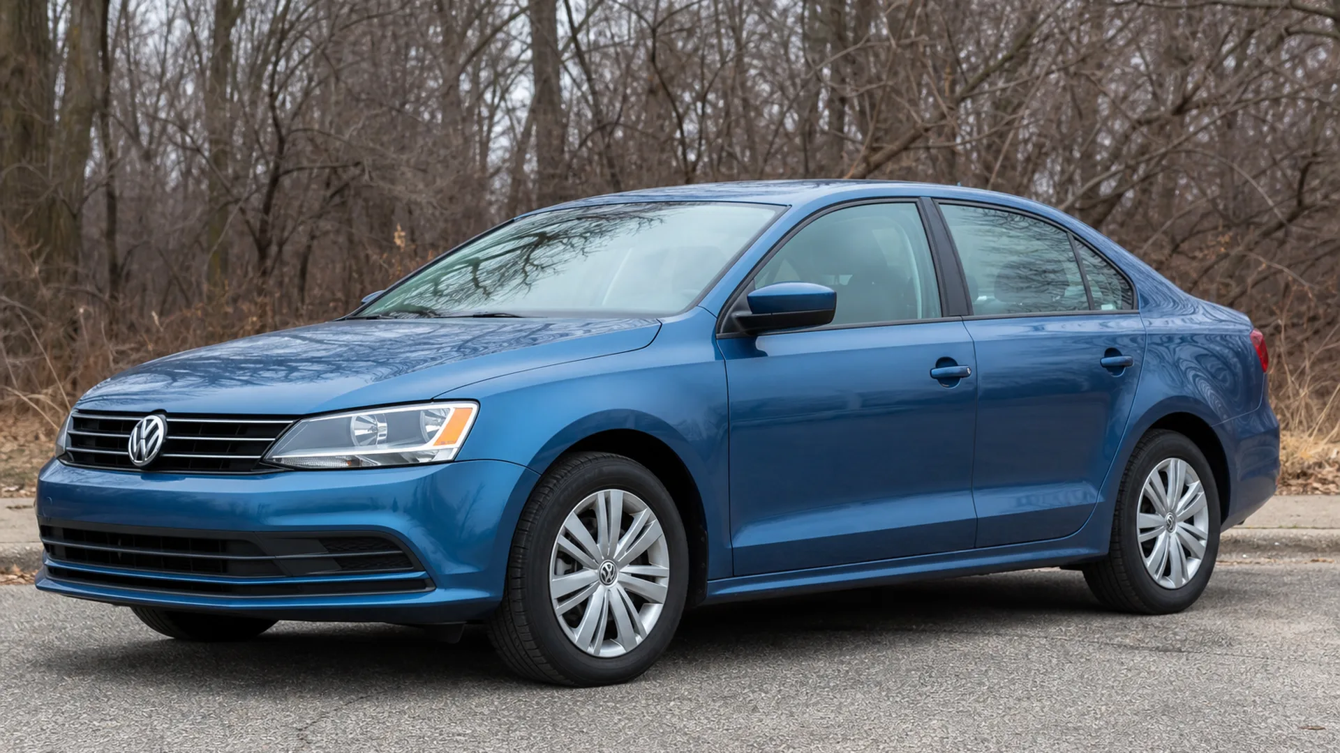 A VW Jetta parked outdoors.